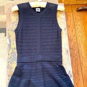 M Missoni black dress with sparkle weave
